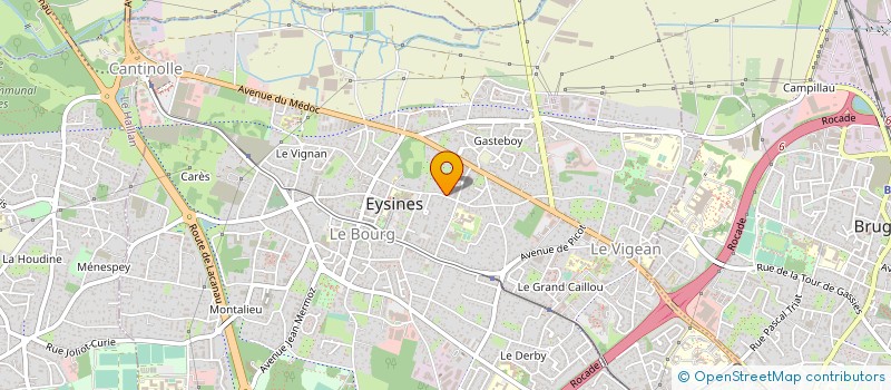 localisation de l'entreprise COP RES LES JARDINS D EOLE  EYSINES