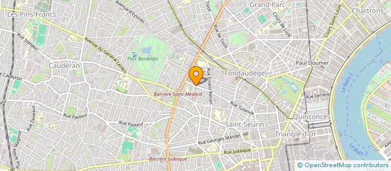 localisation de l'entreprise COP RES LES JARDINS DE LA VISITATION  BORDEAUX