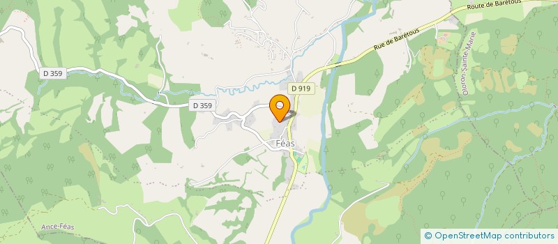 localisation de l'entreprise COP RES LES OURSONS I  ARETTE