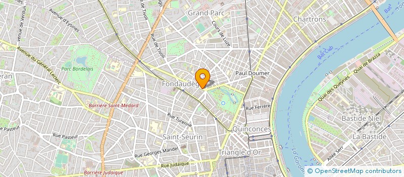 localisation de l'entreprise COP RES LONGCHAMPS à BORDEAUX