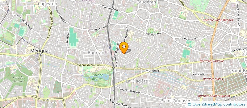 localisation de l'entreprise COP RES MONRABEAU  BORDEAUX