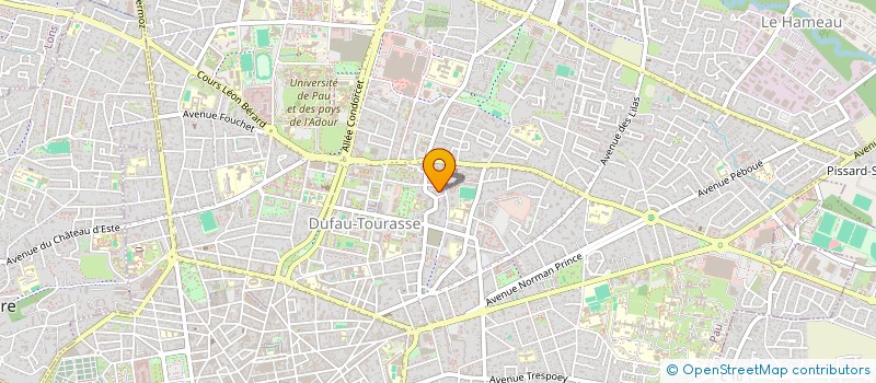 localisation de l'entreprise COP RES PABLO NERUDA à PAU