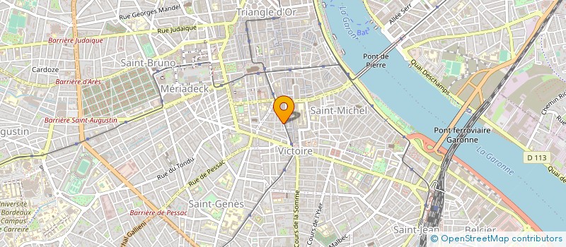 localisation de l'entreprise COP.RES.PASTEUR à BORDEAUX