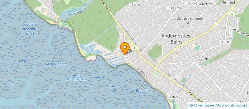 localisation de l'entreprise COP RES PORT ANDERNOS  ANDERNOS-LES-BAINS