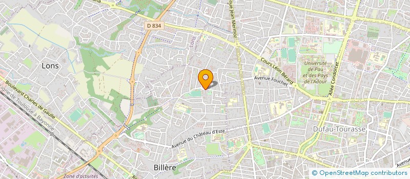 localisation de l'entreprise COP RES RICHELIEU  BILLERE