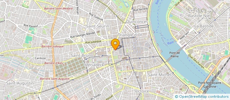 localisation de l'entreprise COP.RES.RUE DE LA BOETIE-BX  BORDEAUX