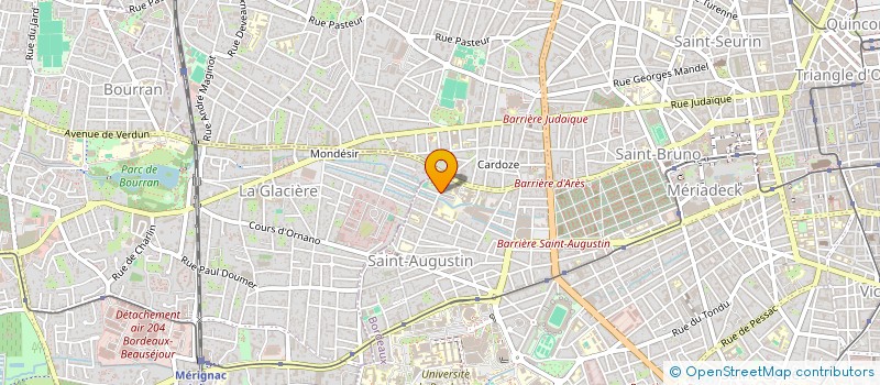 localisation de l'entreprise COP RES SAINT AUGUSTIN à BORDEAUX