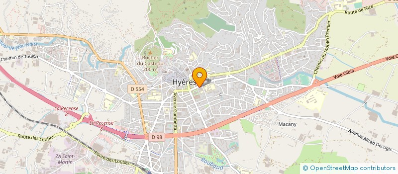 localisation de l'entreprise COP RES SAN REMO à HYERES