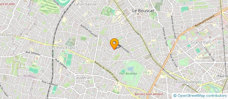 localisation de l'entreprise COP RES SHANGRILA à BORDEAUX