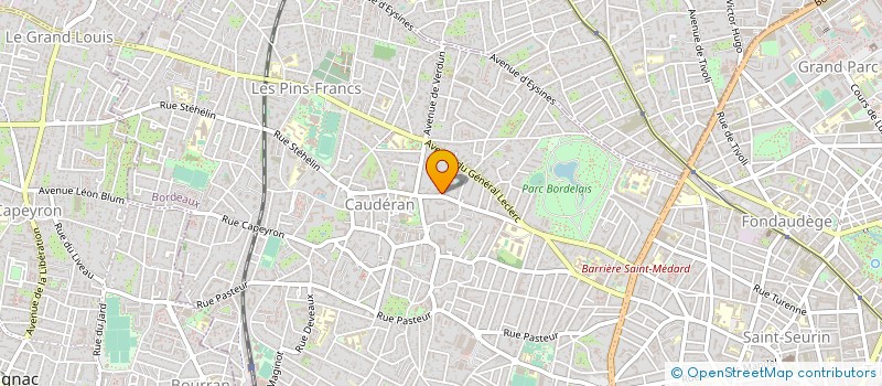 localisation de l'entreprise COP RES ST AMAND à BORDEAUX