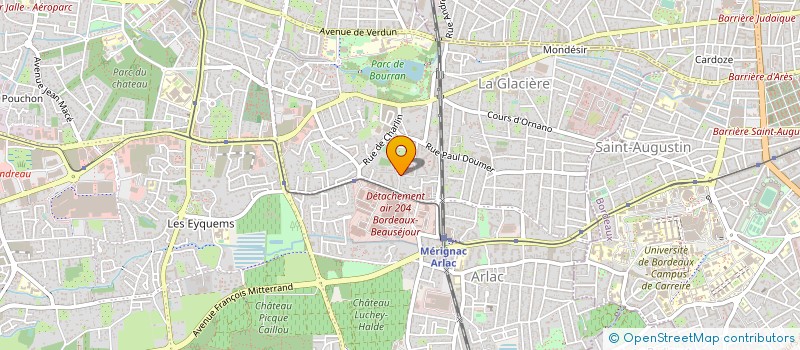 localisation de l'entreprise COP RES TOURELLES CHARLIN  MERIGNAC