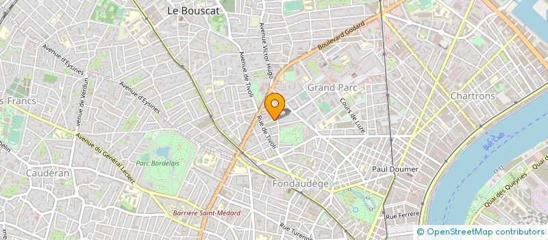 localisation de l'entreprise COP RES TRIANON à BORDEAUX