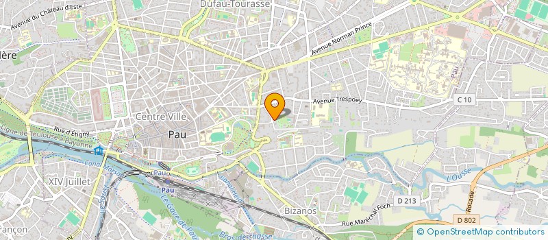 localisation de l'entreprise COP RES VERSAILLES à PAU