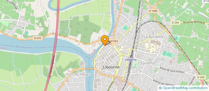 localisation de l'entreprise COP RES VIEUX PORT LIBOURNE  LIBOURNE