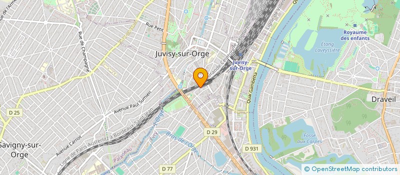 localisation de l'entreprise COP RES VILLA BLAZY à JUVISY-SUR-ORGE