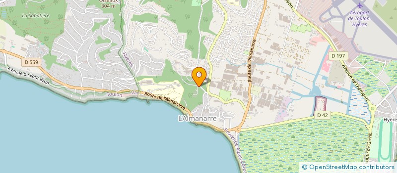 localisation de l'entreprise COP RESIDENCE ILES D OR à HYERES