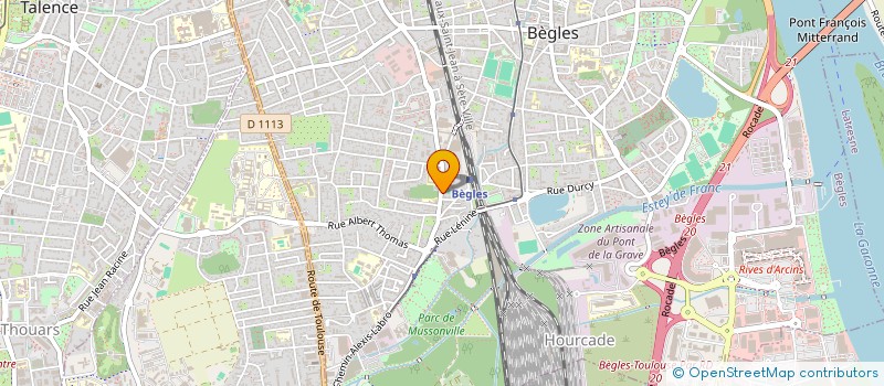 localisation de l'entreprise COP RESIDENCE LES CAPUCINES à BEGLES