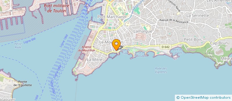 localisation de l'entreprise COP RUE SUFFREN N 30  TOULON