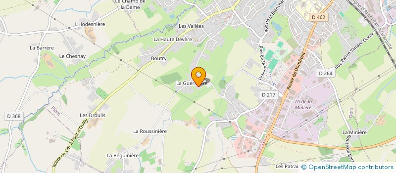 localisation de l'entreprise COP'S COUNTRY 61 à FLERS