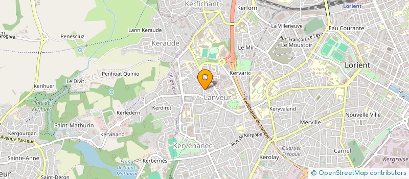 localisation de l'entreprise COP SQUARE DE LANVEUR  LORIENT