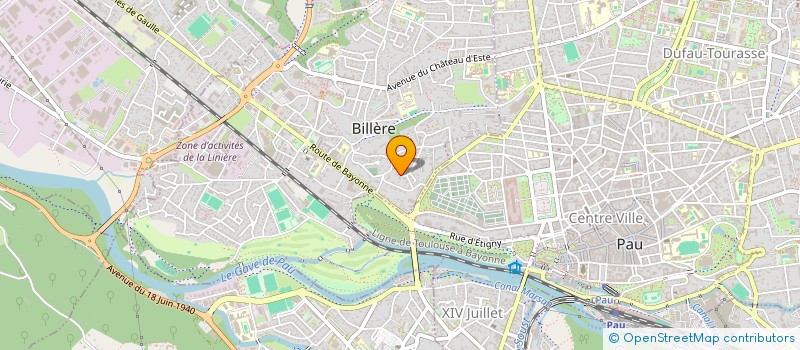 localisation de l'entreprise COP TOUR CAPLAN  BILLERE