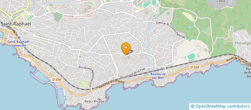 localisation de l'entreprise COP VILLA PALMA à SAINT RAPHAEL
