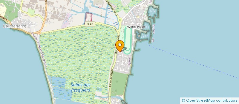 localisation de l'entreprise COP ZODIAQUE 1 à HYERES