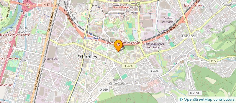 localisation de l'entreprise COPA-DATA FRANCE à ECHIROLLES