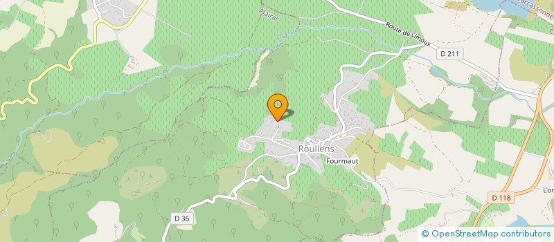 localisation de l'entreprise COPA PLOMBERIE à ROULLENS