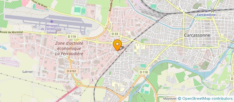 localisation de l'entreprise COPA POELES & CO à CARCASSONNE