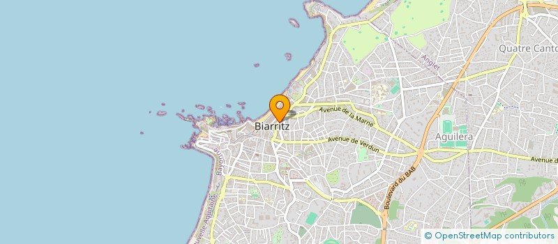 localisation de l'entreprise COPABRA à BIARRITZ