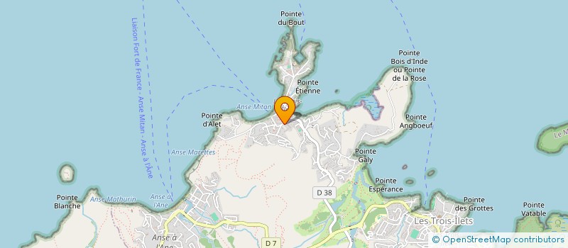 localisation de l'entreprise COPACABANA à LES TROIS-ILETS