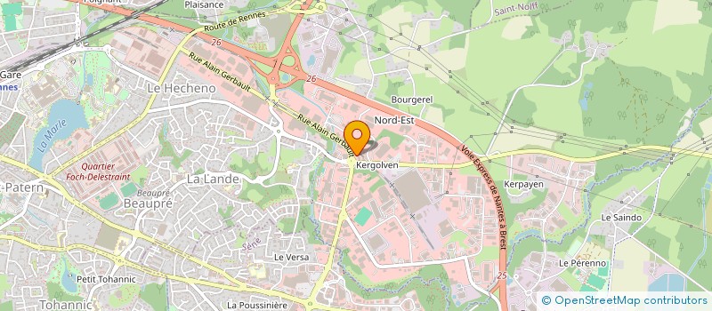 localisation de l'entreprise COPACO à VANNES