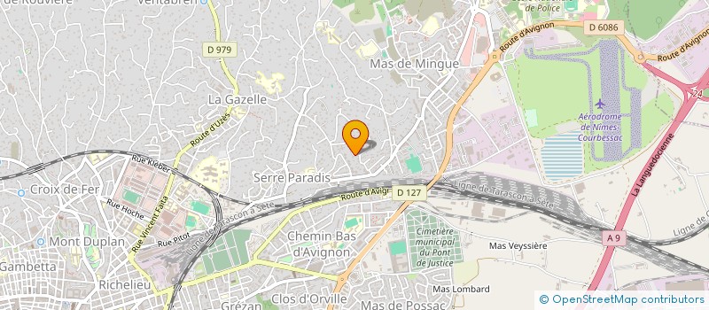 localisation de l'entreprise COPADE EXPRESS  NIMES