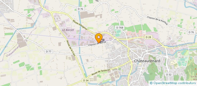 localisation de l'entreprise COPADEL à CHATEAURENARD