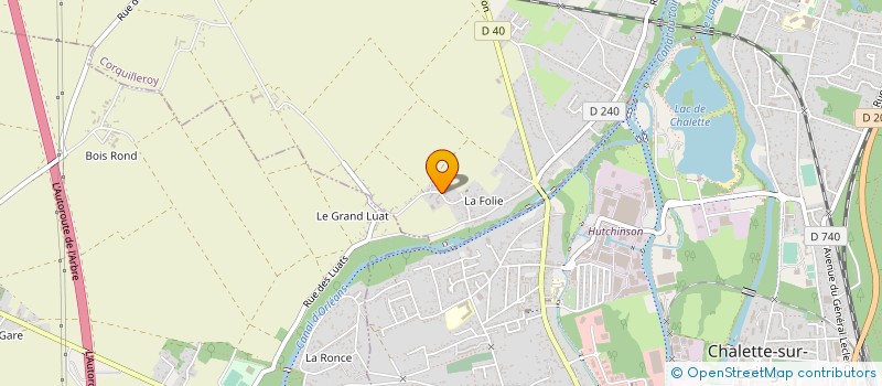 localisation de l'entreprise COPADEX à CHALETTE-SUR-LOING
