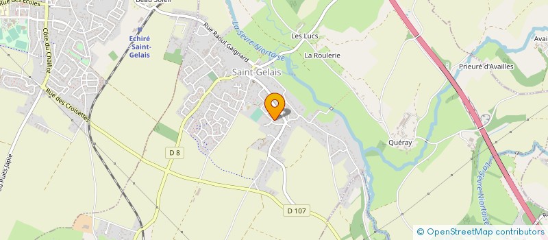 localisation de l'entreprise COPADIS à ECHIRE