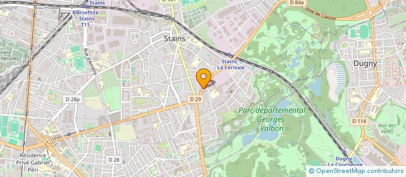 localisation de l'entreprise COPADIS STAINS à STAINS