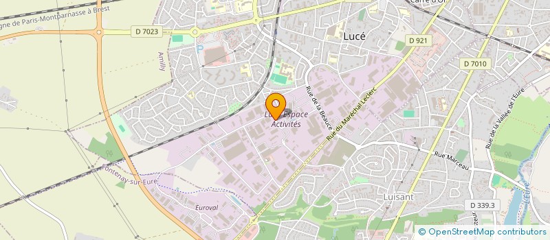 localisation de l'entreprise COPAFRAIS à LUCE
