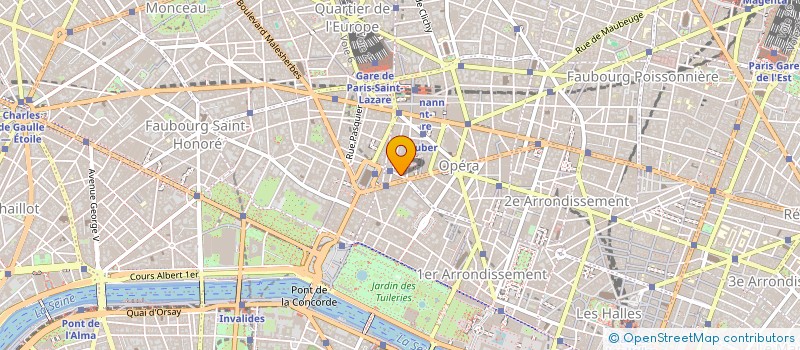 localisation de l'entreprise COPAGES à PARIS