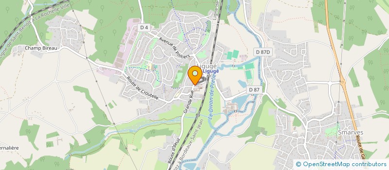 localisation de l'entreprise COPAGIM  LIGUGE