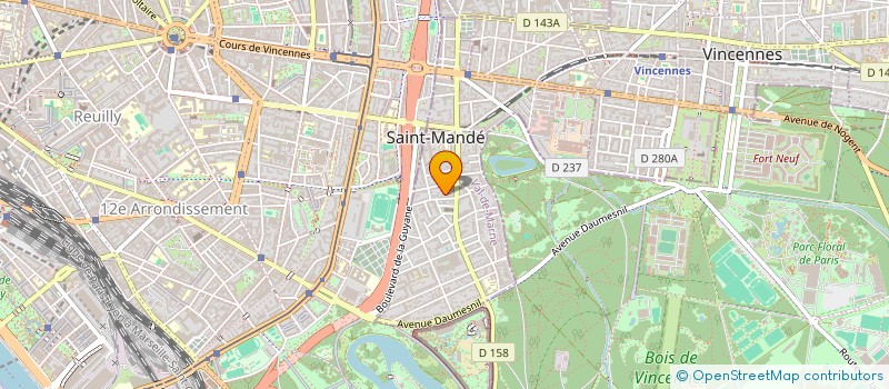 localisation de l'entreprise COPAGRAPH à SAINT-MANDE