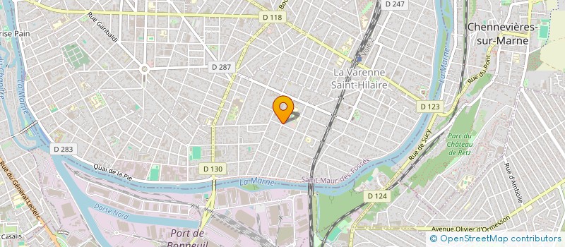 localisation de l'entreprise COPAH à SAINT-MAUR-DES-FOSSES