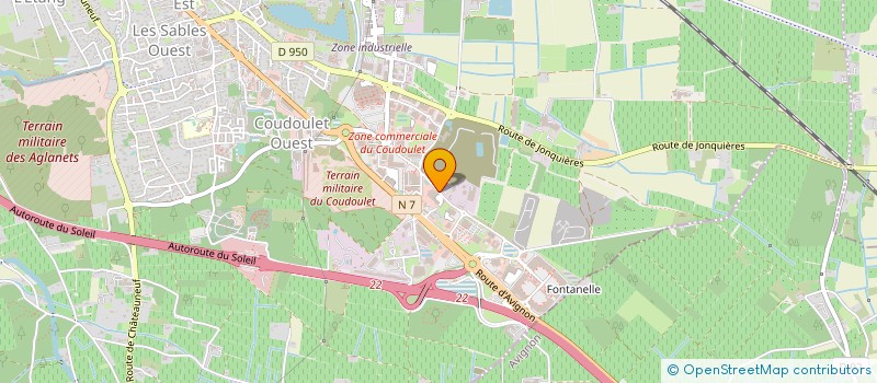 localisation de l'entreprise COPAIN à ORANGE