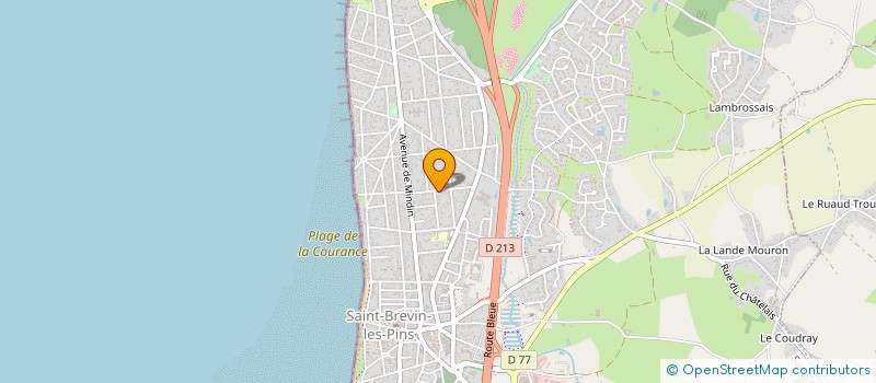localisation de l'entreprise COPAIN PLONGEUR NAZAIRIEN à SAINT-BREVIN-LES-PINS