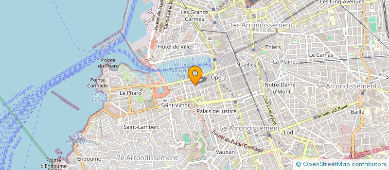 localisation de l'entreprise COPAININI COMPANY à MARSEILLE