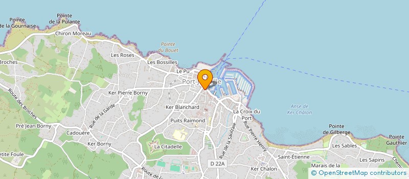 localisation de l'entreprise COPAINS à L'ILE-D'YEU