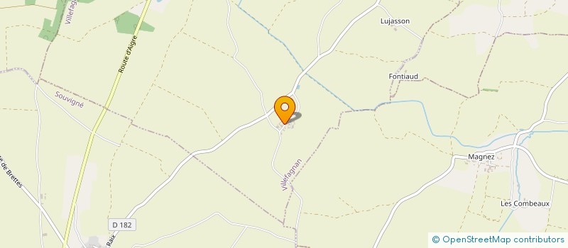 localisation de l'entreprise COPAINS COMME CAPRINS  VILLEFAGNAN