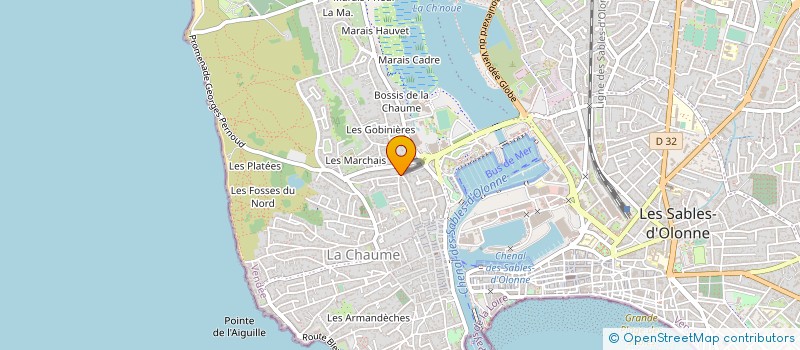 localisation de l'entreprise COPAINS COMME COCHONS à LES SABLES D'OLONNE