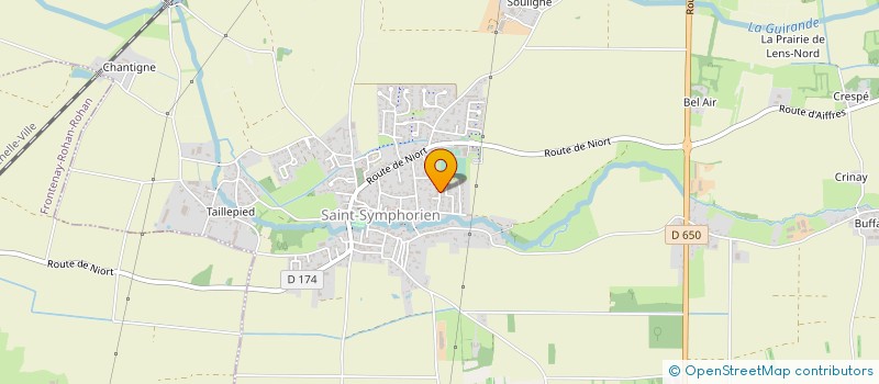 localisation de l'entreprise COPAINS COPINES  SAINT-SYMPHORIEN